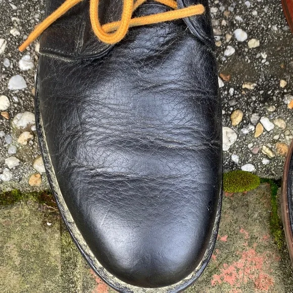 Cole Haan Black Chukka Boots with Tan Laces - Picture 7 of 8